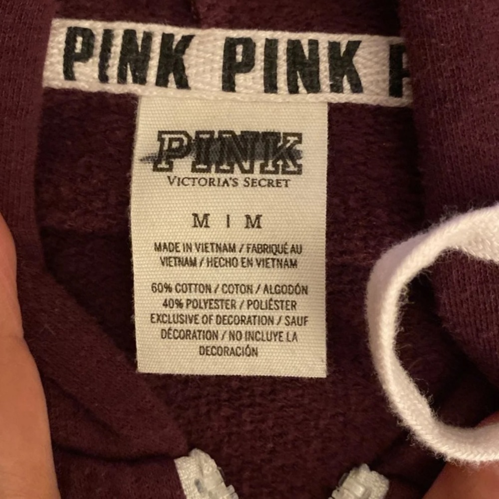 Pink zip up hoodie - Picture 2 of 2
